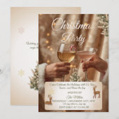 Invitation Jingle And Mingle Christmas Cocktail Party  (Devant / Derrière)
