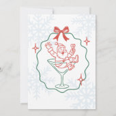 Invitation Jingle and mingle doodle christmas cocktail party (Dos)