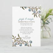 Invitation Jingle and Mingle Holiday Christmas Party (Debout devant)