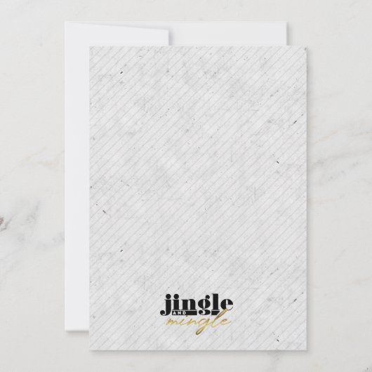 Invitation Jingle et Mingle (Dos)