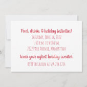 Invitation Jingle Et Mingle Christmas Français Bulldog (Dos)