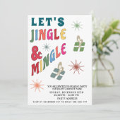 Invitation Jingle et Mingle coloré plaisir vacances (Debout devant)