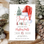 Invitation Jingle et Mingle Fête de Noël Père Noël<br><div class="desc">► Oh What Fun Christmas Party Holiday Santa Hat invitation thématique pour votre célébration parfaite. ← Si vous avez besoin de coordonner les articles de MATCHING, veuillez consulter notre collection ou notre boutique correspondante. Vous avez des questions sur nos designs ou si vous ne trouvez pas ce que vous cherchez,...</div>