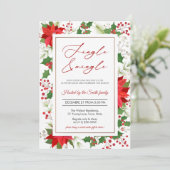 Invitation Jingle et Mingle Fête de Vacances (Debout devant)