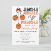 Invitation Jingle et Mingle Fête/Noël (Debout devant)