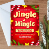 Invitation Jingle et Mingle Holiday