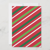 Invitation Jingle et Mingle Noël Party noir et or (Dos)