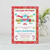 Invitation Jingle et Mingle Owls Anniversaire de enfant de No (Debout devant)