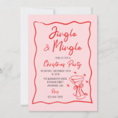 Invitation Jingle et Mingle Whimsical Christmas Party (Devant)