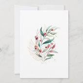 Invitation Jingle & Fête de Noël Elegant Moderne (Dos)