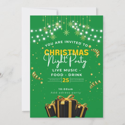 Invitation Jingle & Mingle: A Festive Christmas Bash (Devant)