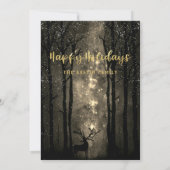 Invitation Jingle & Mingle Celestial Woodland Fête (Dos)