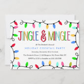 Invitation Jingle & Mingle | Christmas Holiday Cocktail Party (Devant)