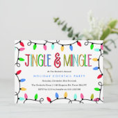 Invitation Jingle & Mingle | Christmas Holiday Cocktail Party (Debout devant)