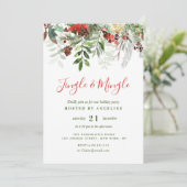 Invitation Jingle & Mingle fête de Noël (Debout devant)