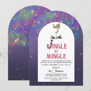 Invitation Jingle & Mingle Fête de Noël des Fêtes