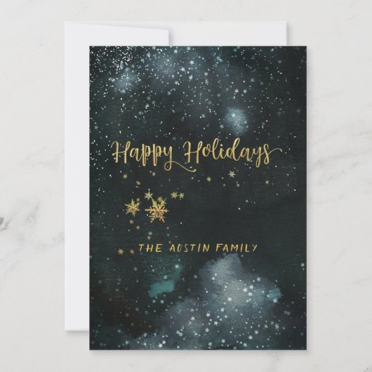 Invitation Jingle & Mingle Gold Calligraphy (Dos)