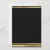 Invitation Jingle & Mingle Gold Corporate Christmas Party (Dos)