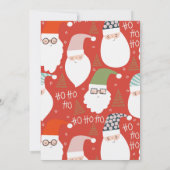 Invitation Jingle & Mingle Jote Christmas Fête de Noël (Dos)