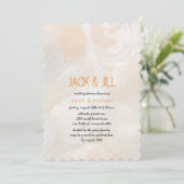 Invitation Jingle Shells Modern Jack et Jill Wedding shower (Debout devant)