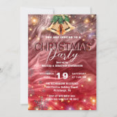 Invitation Jingling Bells Red Winter Wonderland Noël (Devant)