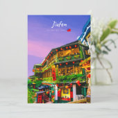 Invitation Jiufen, Taïwan - Ancienne Maison de Thé (Debout devant)