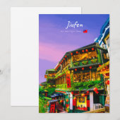Invitation Jiufen, Taïwan - Ancienne Maison de Thé (Devant / Derrière)