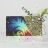 Invitation Joanie 50 Fractal Art (Debout devant)