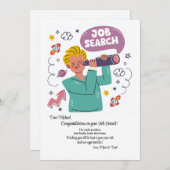 Invitation Job Search  (Devant / Derrière)