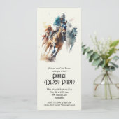 Invitation Jockeys et Racehores Derby Party (Debout devant)