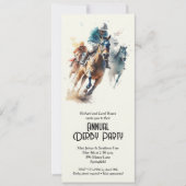 Invitation Jockeys et Racehores Derby Party (Devant)