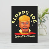 Invitation Joe Biden Sloppy Anti Président (Debout devant)