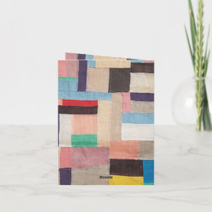 Invitation Jogakbo, produit à coudre à la main fabriqué avec 