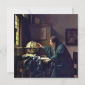 Invitation Johannes Vermeer - L'astronome (Devant)