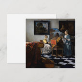 Invitation Johannes Vermeer - Le Concert (Devant / Derrière)