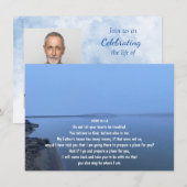 Invitation JOHN 14:1:3 Célébration de la vie selon les Écri (Devant / Derrière)