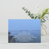 Invitation JOHN 14:1:3 Écriture Célébration de la vie (Debout devant)