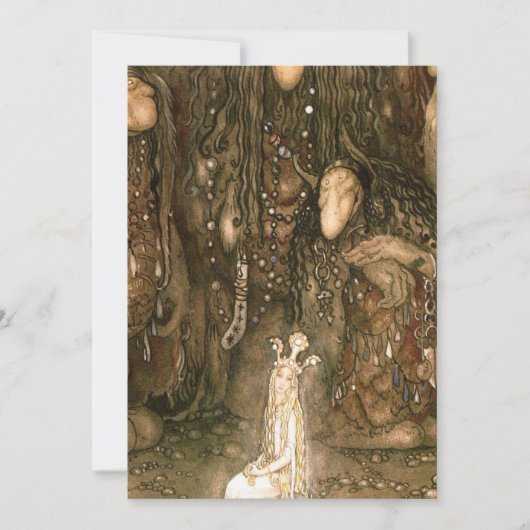 Invitation John Bauer - Regardez-Les Troll Mère Dit Regardez (Devant)