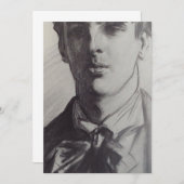 Invitation John Singer Sargent : William Butler Yeats (Devant / Derrière)