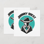 Invitation Johnny Quest (Devant / Derrière)