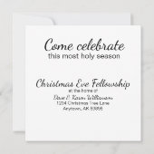 Invitation Joie au monde Jérusalem (Dos)