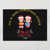 INVITATION JOIE DE NOËL À TOUS LES DEUX (Dos)