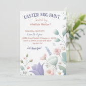 Invitation Joie printanière : une célébration de Pâques paste (Debout devant)