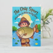 Invitation Join the Fishing Fun (Debout devant)