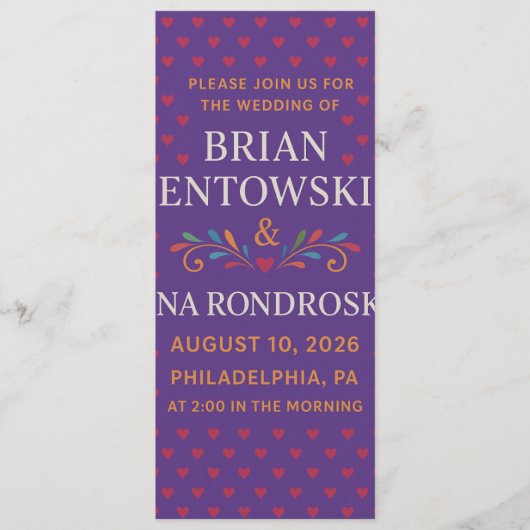 Invitation Join Us for a Day of Love and Celebration (Devant)