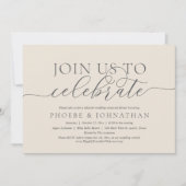 Invitation Join Us To Celebrate, Wedding Rehearsal Dinner (Devant)