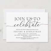 Invitation Join Us To Celebrate, Wedding Rehearsal Dinner (Devant)