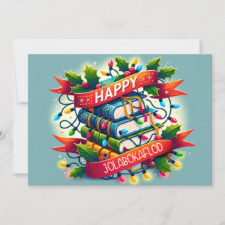 Invitation Jolabokaflod joyeux