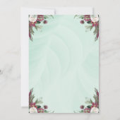 Invitation joli animal de dessin animé lapin écureuil manchot (Dos)