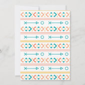 Invitation Joli Baby shower Boy Boho Boho Boy Fox Woodland (Dos)